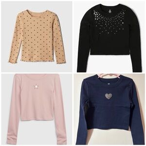 Bundle deal Gap Kids Organic Cotton Cropped
Graphic T-Shirt long sleeve